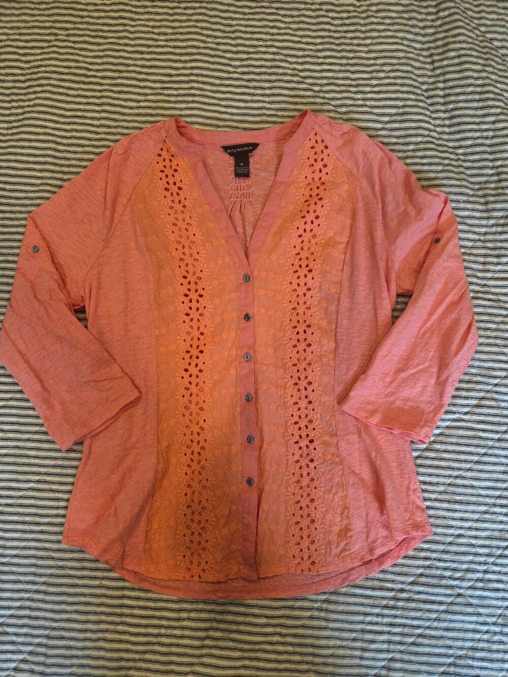Bit & Bridle Coral Top